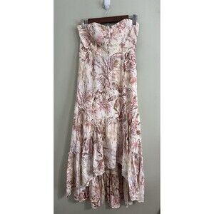 By Anthropologie Sleeveless Lined Size 6 High- Low Ham Summer Long Dress